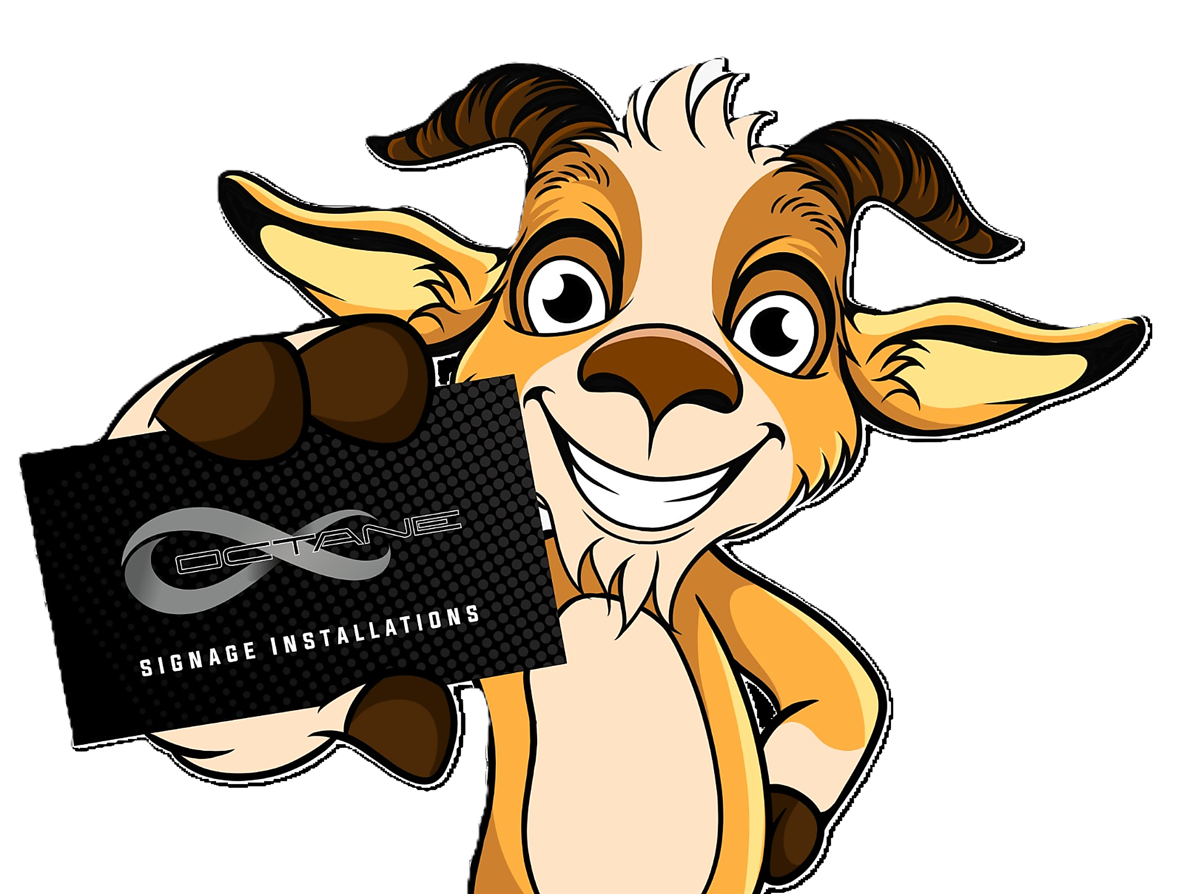 GOATSI holding Octane card